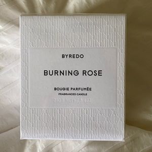 Never opened Byredo Burning Rose Candle 240g